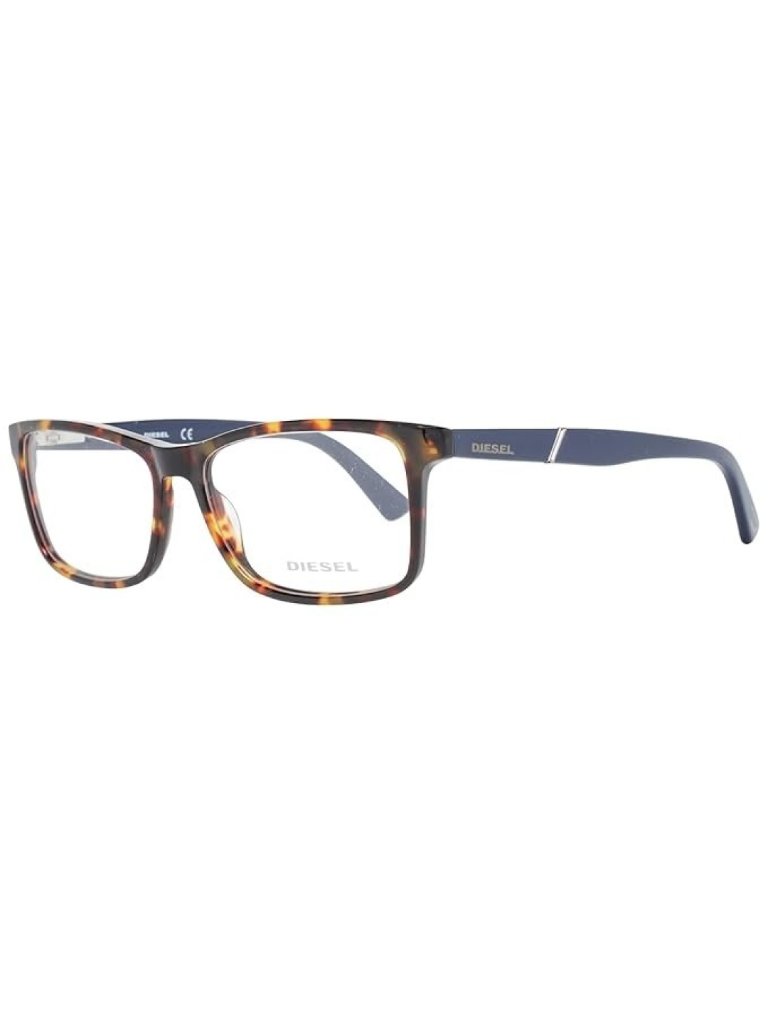 Diesel Dl 5242 052 Rectangle Dark Tortoise Eyeglasses Clear Lenses 55mm
